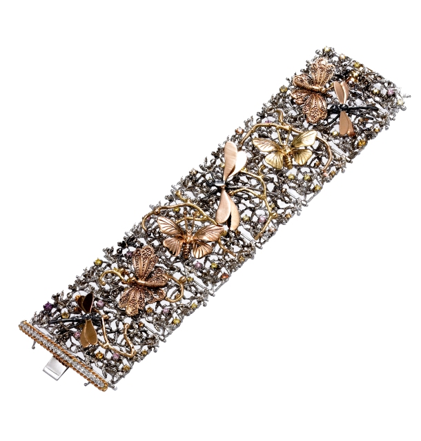 laboratorium-collection-ART-24-silver-dead-nature-bracelet-gold-with-diamonds-and-amethysts